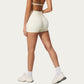 High Waist Mini Biker Shorts with Smooth Stretch Fabric and Supportive Fit