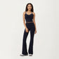 High Waist Flare Sweatpants with Seamless Stretch Fit