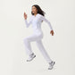 High Waist Wide Leg Sweatpants with Drawstring Waistband
