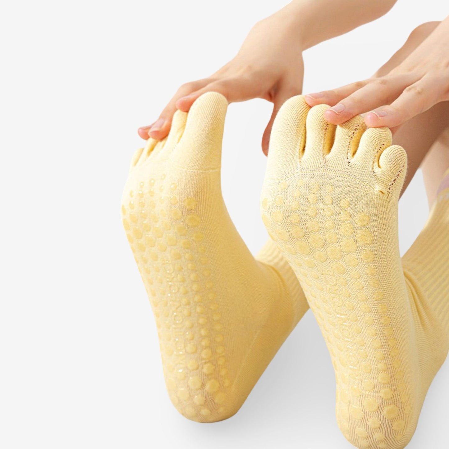 Yoga Socks with Non-Slip Dots for Indoor Pilates & Fitness 3 Pack