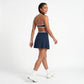 Padded Halter Sports Bra Tank Top Contrast Trim Workout Yoga Crop Top