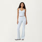 High Waist Flare Sweatpants with Seamless Stretch Fit