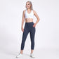 High Waist Capri Leggings with Wide Waistband Smooth Stretch Workout Yoga Pants