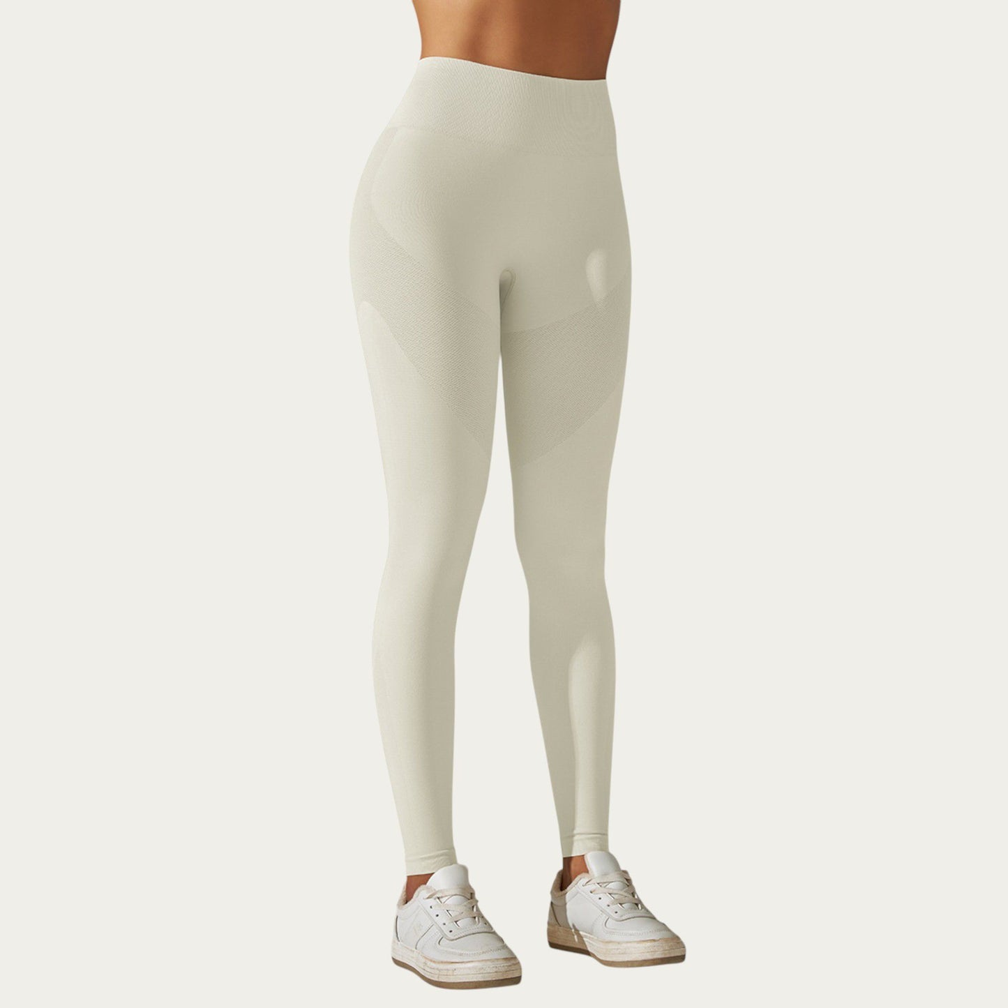 Seamless High Waist Leggings with Sculpting Fit and Compression Support