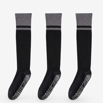 Colorblock Calf Compression Yoga Socks for Fitness and Pilates 3 Pack