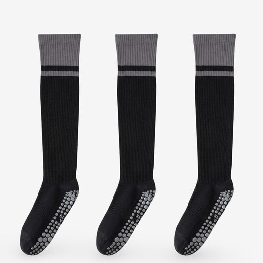 Colorblock Calf Compression Yoga Socks for Fitness and Pilates 3 Pack