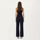 High Waist Wide Leg Sweatpants with Side Pockets and Smooth Stretch Fabric