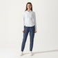 Full Zip Long Sleeve Active Jacket with Fitted Silhouette and High Neck