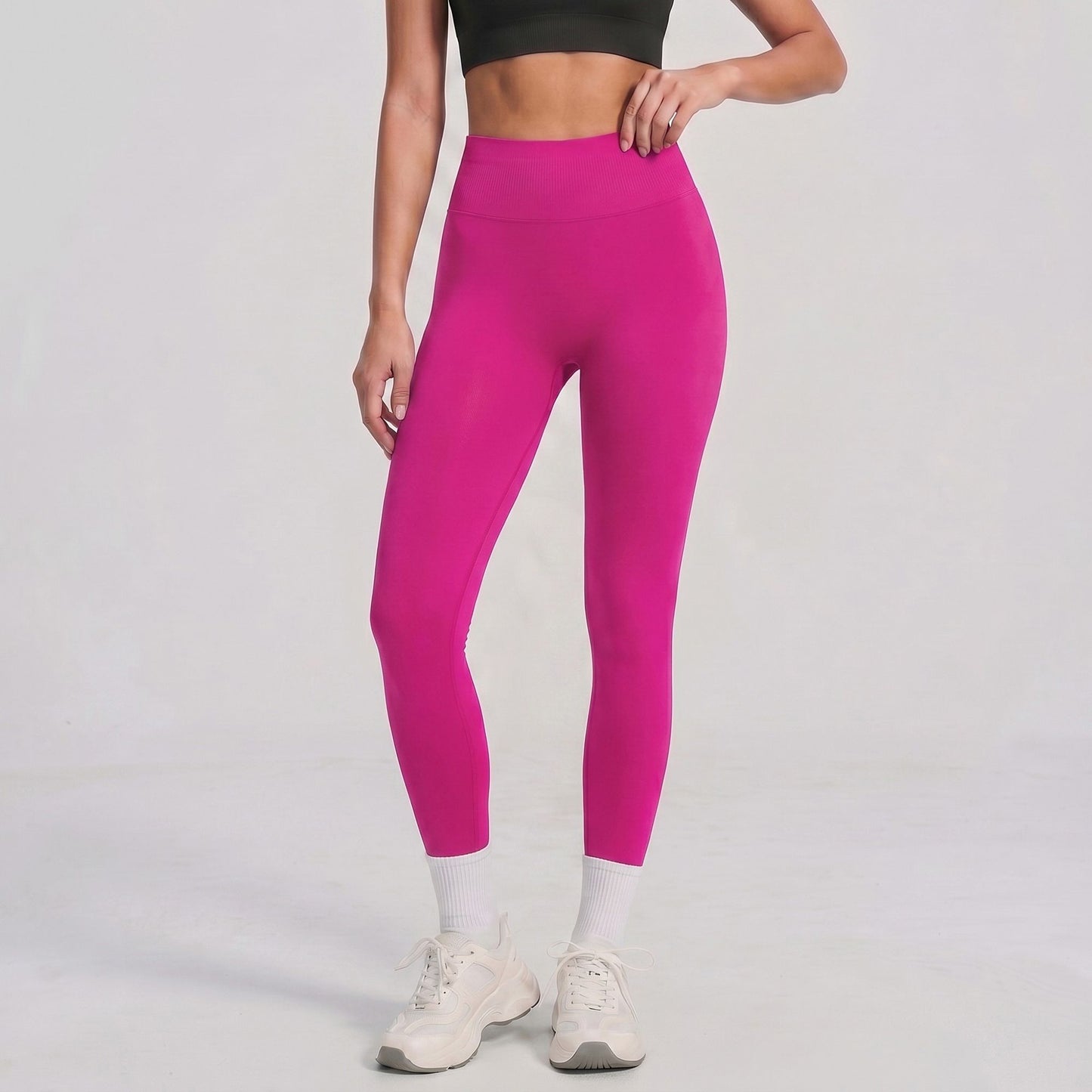 High Waisted Butt Lifting Yoga Leggings Tummy Control Workout Pants