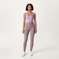 Cross Back Sports Tank Top with Scoop Neckline and Wide Supportive Band
