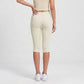 High Waist Capri Leggings Side Slit Cropped Workout Yoga Pants