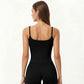 Spaghetti Strap Active Cami Top with Scoop Neck and Smooth Stretch Fit