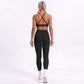 V Neck Cross Back Sports Bra Adjustable Strap Workout Top