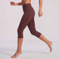 High Waist Capri Leggings Stretch Workout Yoga Pants