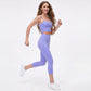 High Waist Capri Leggings with Wide Waistband Smooth Stretch Fit and Pull On Activewear Design