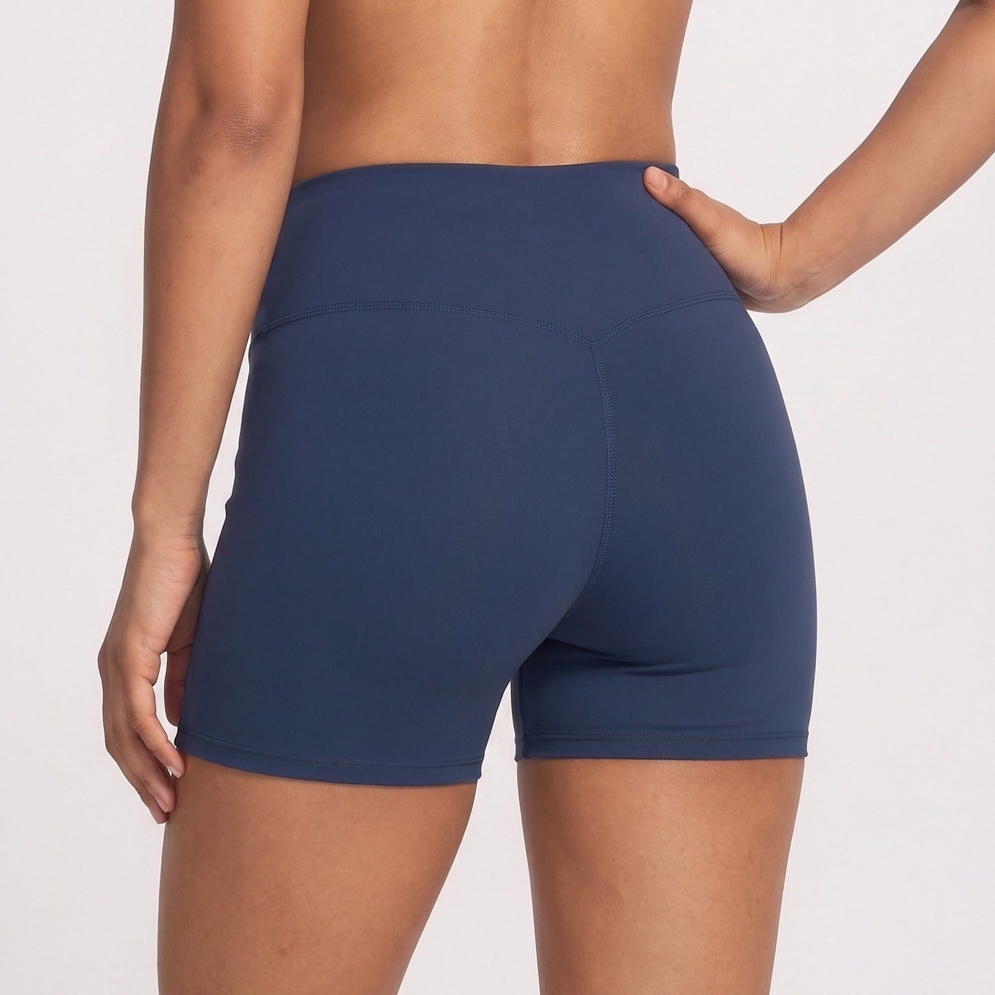 High Waist Biker Shorts Stretch Workout Yoga Shorts