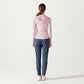 Full Zip Long Sleeve Active Jacket with Fitted Silhouette and High Neck