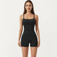 Spaghetti Strap Active Cami Top with Scoop Neck and Smooth Stretch Fit