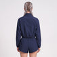 Cropped Full Zip Workout Jacket Lightweight Active Layer