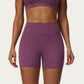 High Waist Biker Shorts with Smooth Stretch Knit Fabric