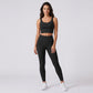 Padded Sleeveless Longline Sports Bra Tank Top Scoop Neck Workout Yoga Crop Top