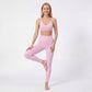 Padded Adjustable Strap Sports Bra Tank Top V Neck Workout Yoga Crop Top