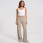 High Waisted Wide Leg Yoga Pants Loose Fit Workout Lounge Pants