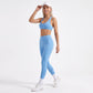 Cross Back Sports Bra Scoop Neck Workout Top