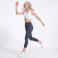 High Waist Capri Leggings with Wide Waistband Smooth Stretch Workout Yoga Pants