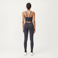 V-Neck Cropped Active Tank Top with Double Shoulder Straps