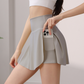 High Rise Flowy Athletic Skort with Side Pocket and Built-In Shorts