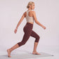 High Waist Capri Leggings Stretch Workout Yoga Pants