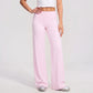 High Waisted Wide Leg Yoga Pants Loose Fit Workout Lounge Pants