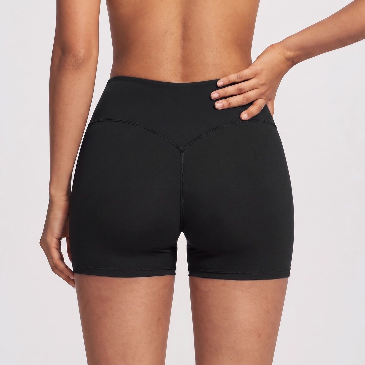 High Waist Biker Shorts Stretch Workout Yoga Shorts