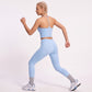 Halter Racerback Workout Tank V Neck Fitted Crop Top