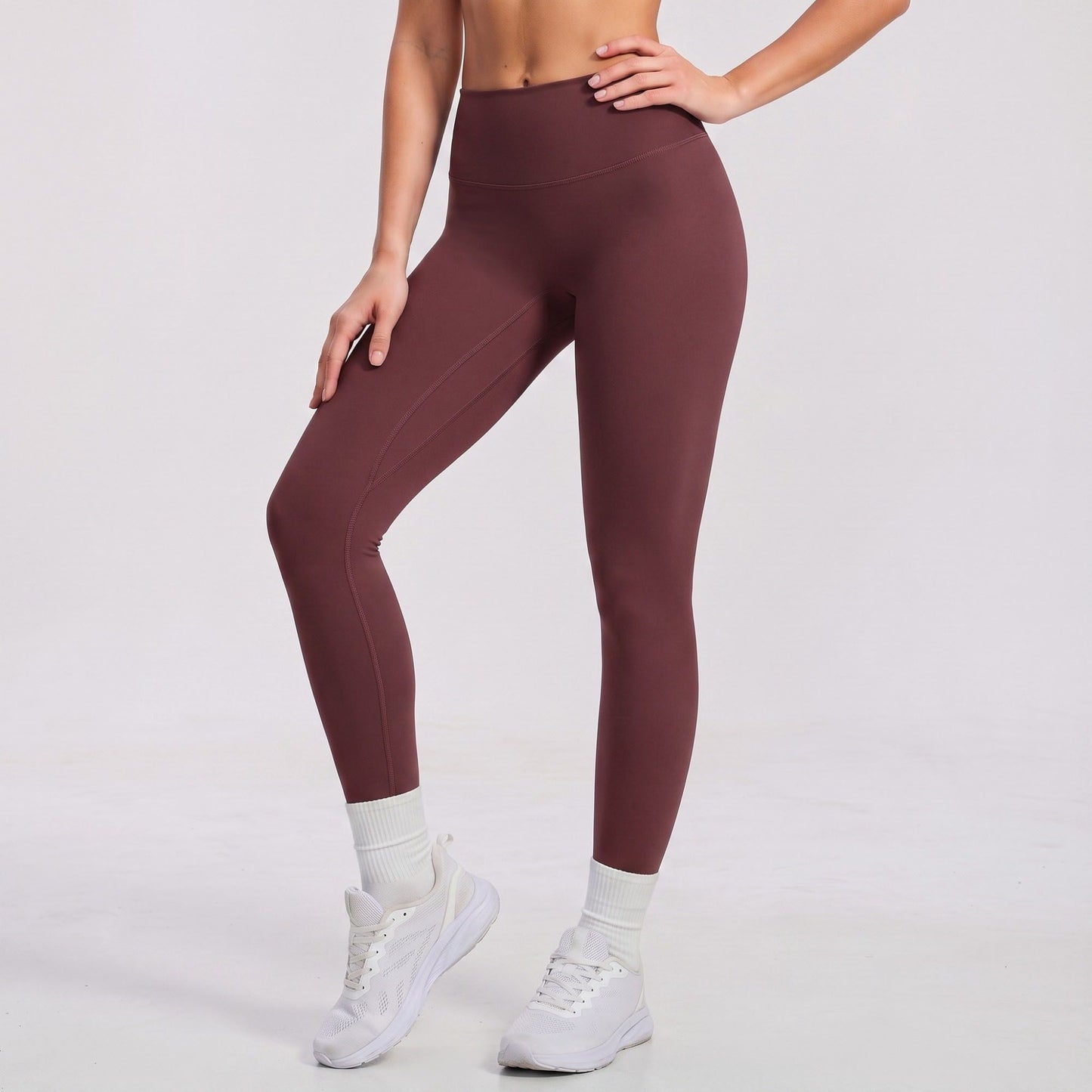 High Waist Full Length Workout Leggings Stretch Yoga Pants