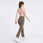 High Waist Flare Yoga Pants with Wide Waistband Smooth Stretch Pull On Workout Lounge Pants