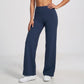 High Waist Wide Leg Yoga Pants Stretch Workout Pants