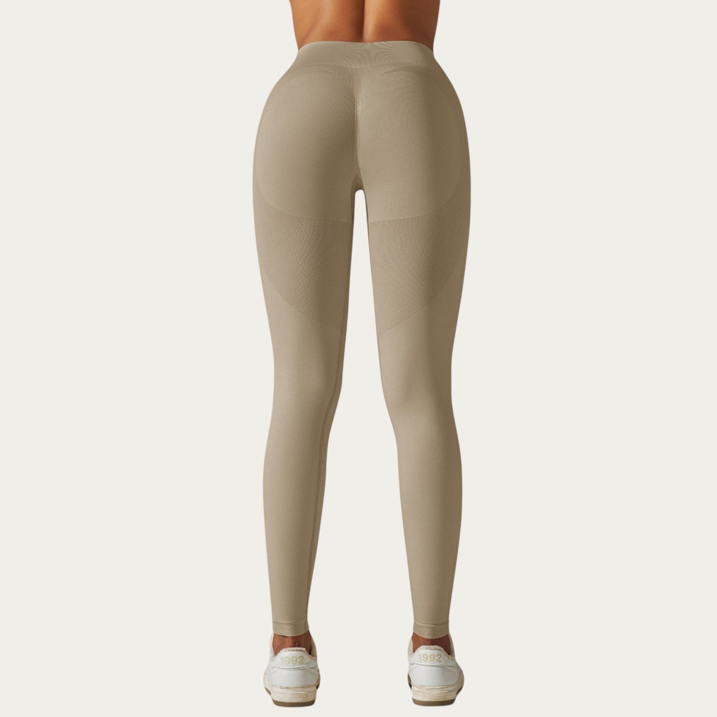 Seamless High Waist Leggings with Sculpting Fit and Compression Support
