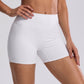 High Waist Biker Shorts Stretch Workout Yoga Shorts