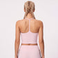Halter Racerback Workout Tank V Neck Fitted Crop Top