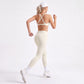 Cross Back Sports Bra Scoop Neck Workout Top