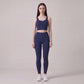 High Waist Full Length Active Leggings with Contour Seams for Workout and Everyday Wear