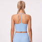 Halter Racerback Workout Tank V Neck Fitted Crop Top