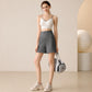 High Rise Athletic Shorts with Side Pockets