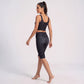 Polka Dot Foldover Waist Capri Leggings Fitted Cropped Yoga Pants for Dance Gym Workouts