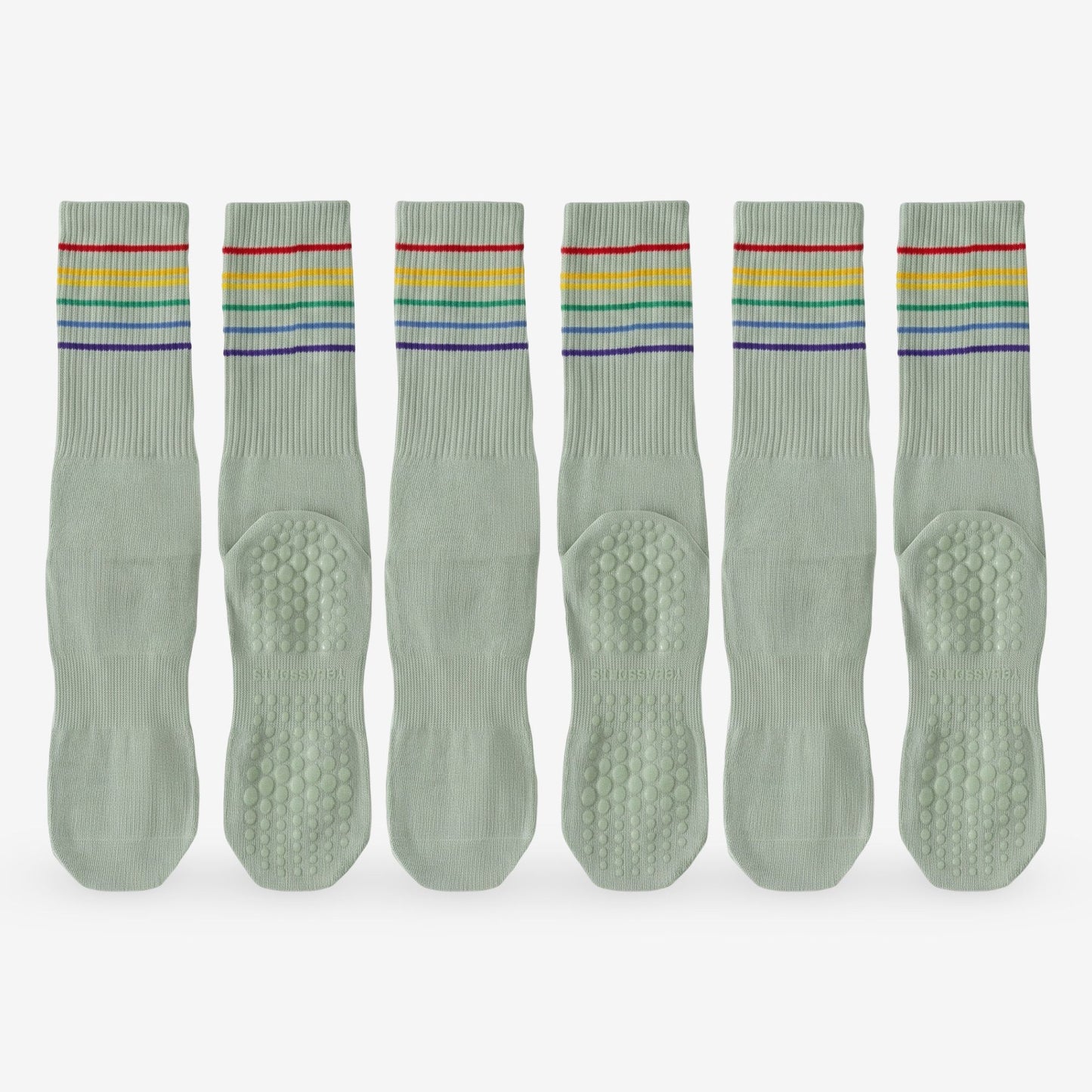Anti-Slip Yoga Socks for Pilates and Exercise 3 Pack