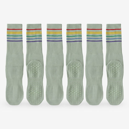 Anti-Slip Yoga Socks for Pilates and Exercise 3 Pack