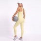 Racerback Workout Tank Top Scoop Neck Fitted Active Crop Top