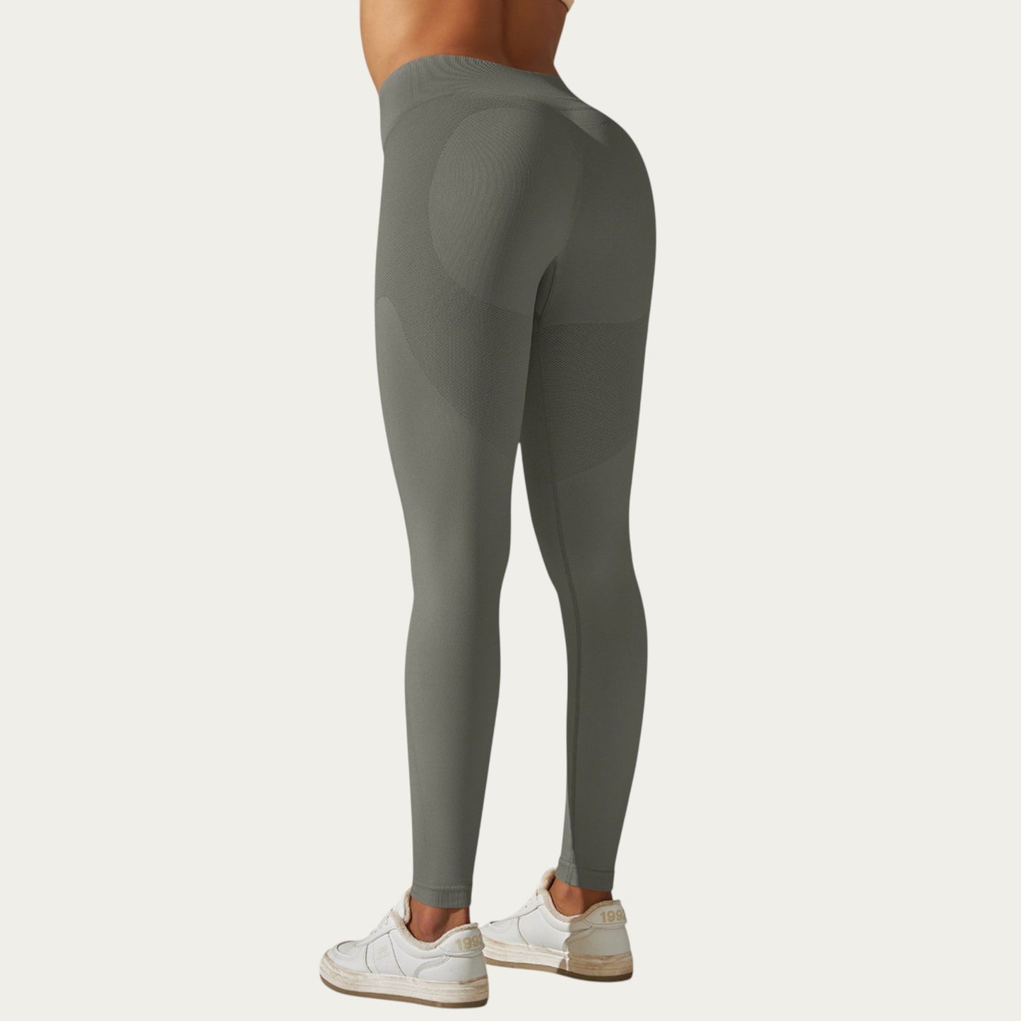 Seamless High Waist Leggings with Sculpting Fit and Compression Support